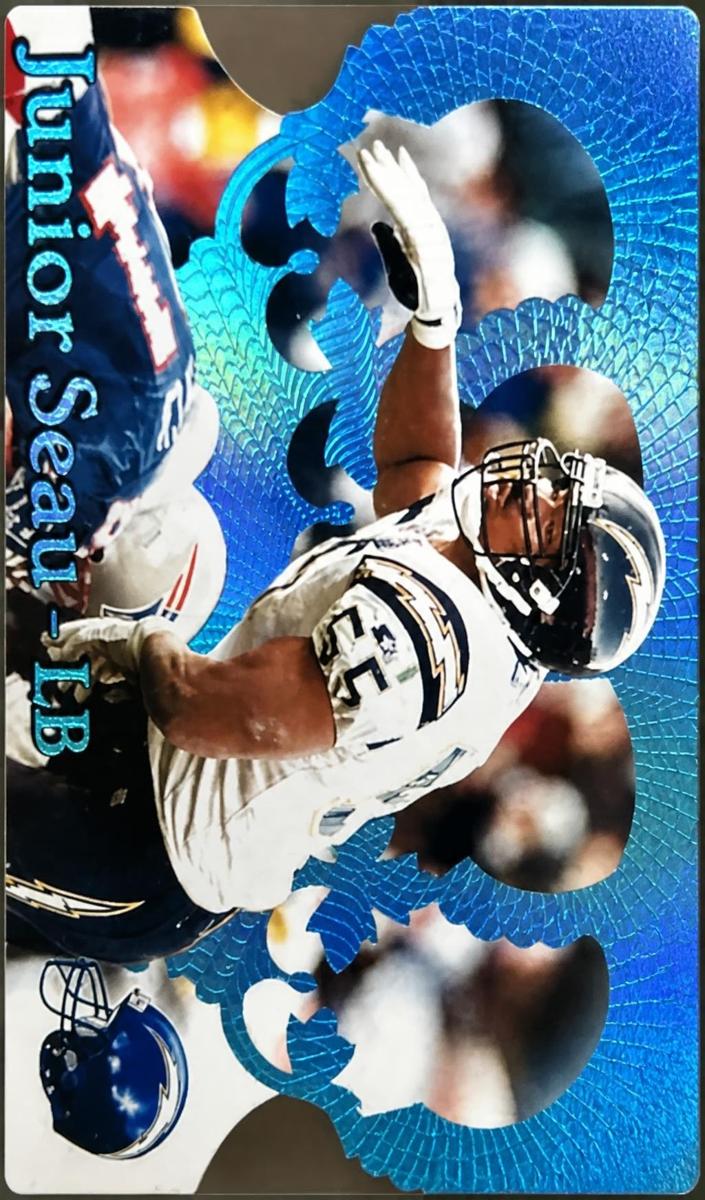 1995 Junior Seau [Blue Holofoil] #111