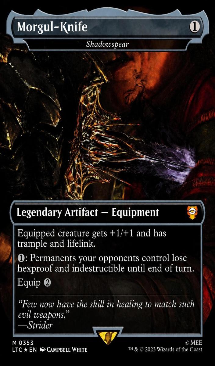 2023 Morgul-Knife [Foil] #353