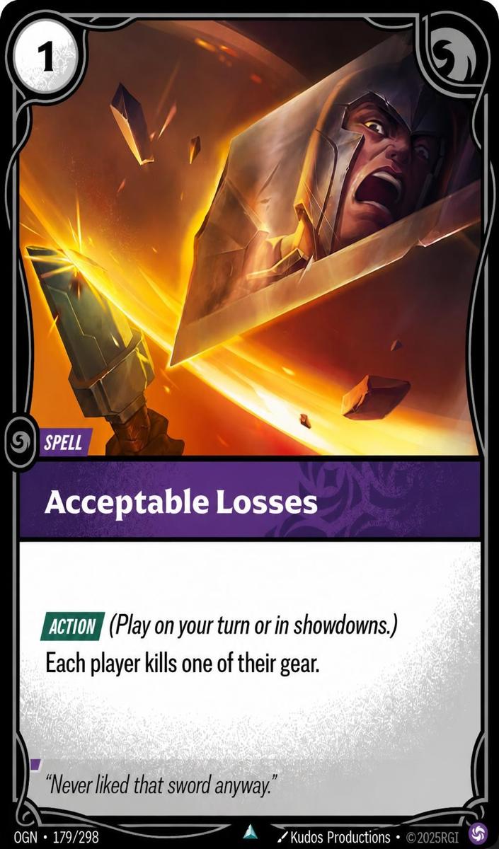 2025 Acceptable Losses #179