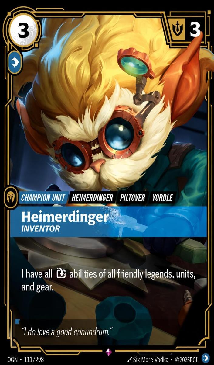 2025 Heimerdinger - Inventor #111
