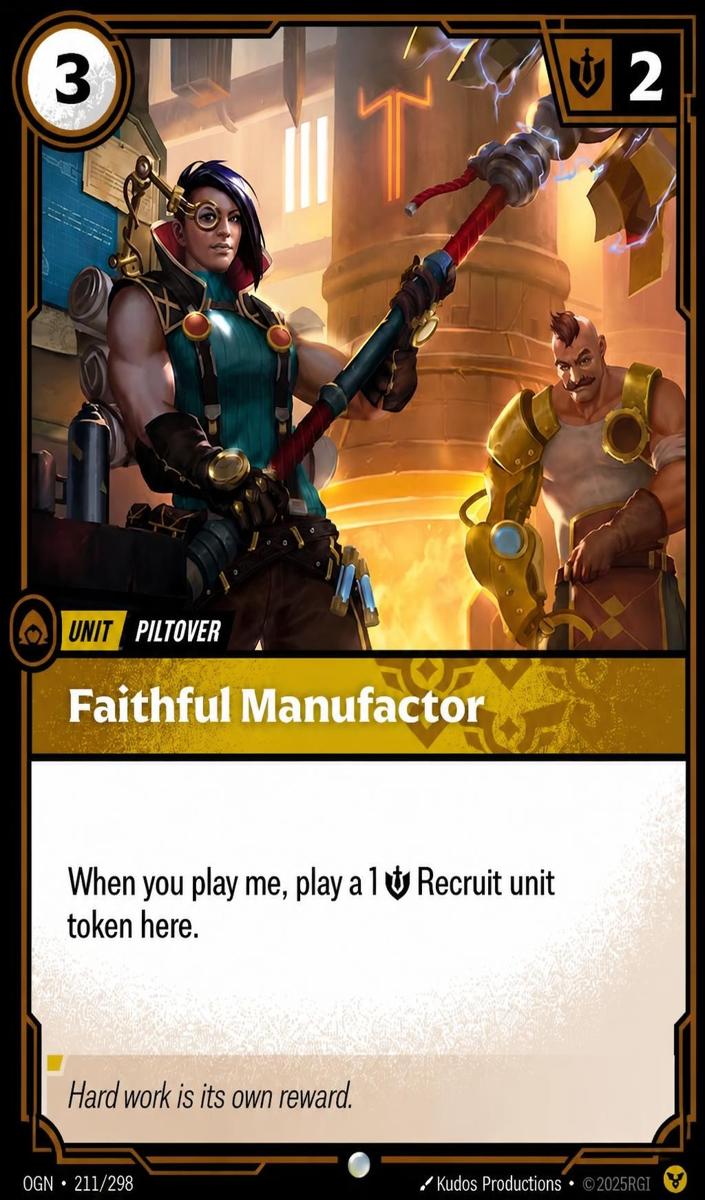 2025 Faithful Manufactor #211