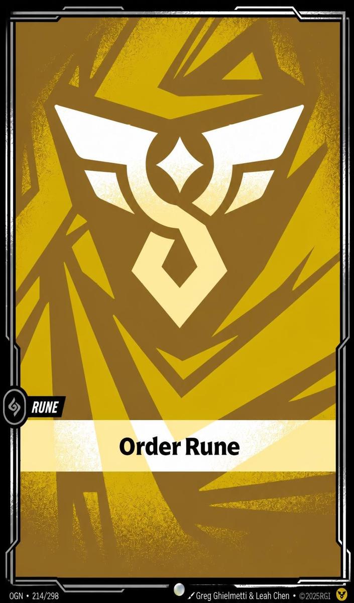 2025 Order Rune #214