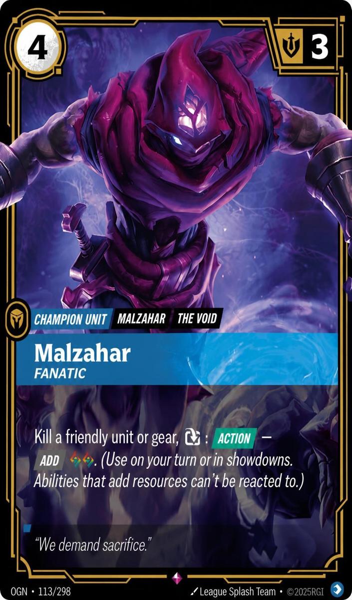 2025 Malzahar - Fanatic #113