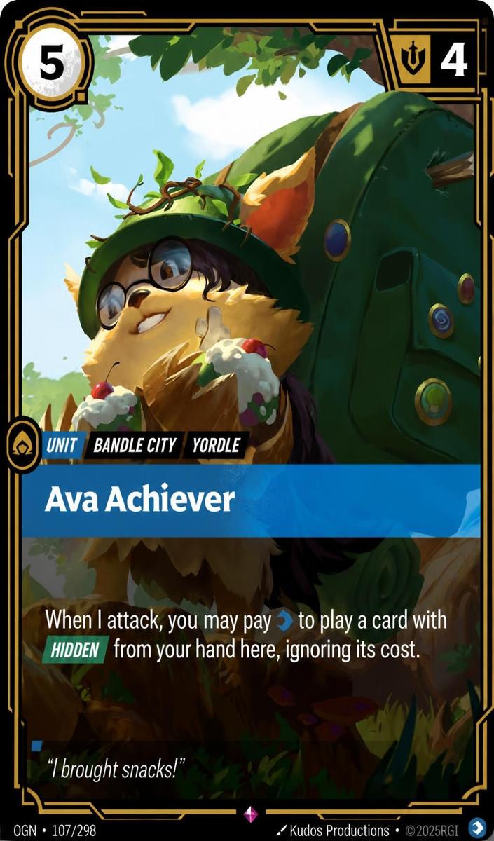 2025 Ava Achiever #107