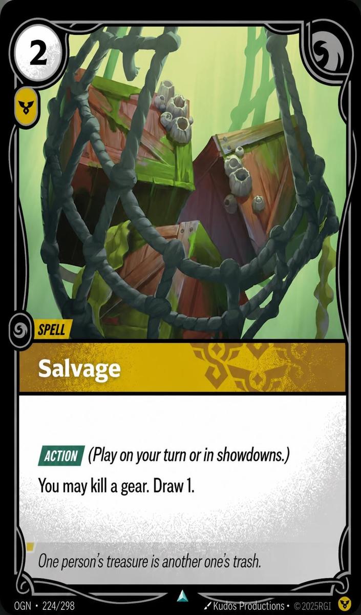 2025 Riftbound Origins Salvage #224 card