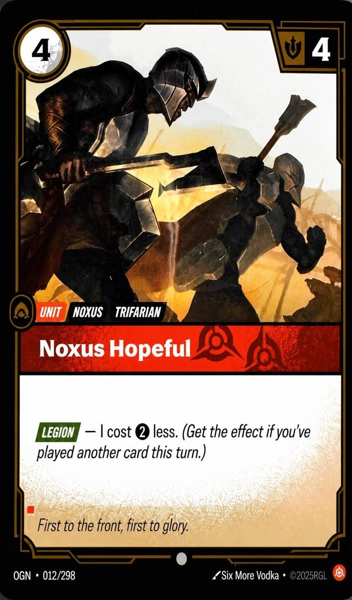 2025 Noxus Hopeful #12