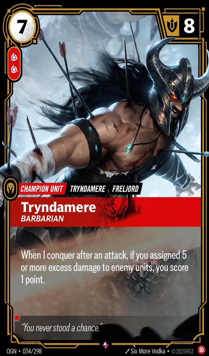 2025 Tryndamere - Barbarian #34