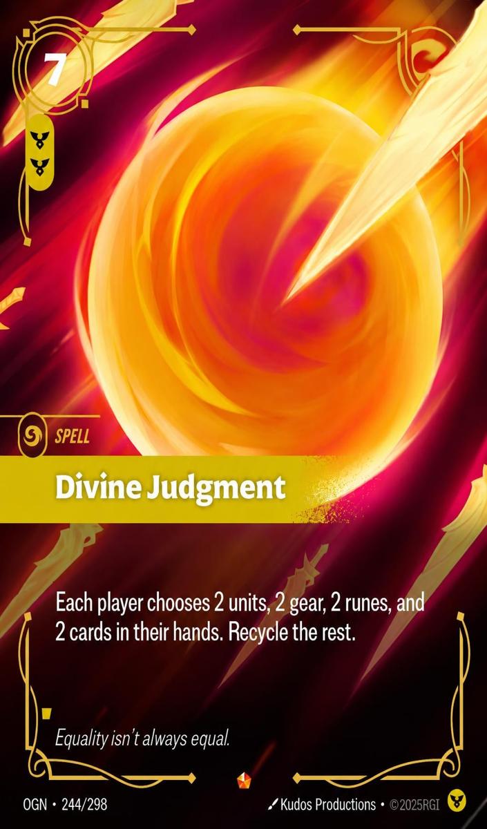 2025 Divine Judgment #244