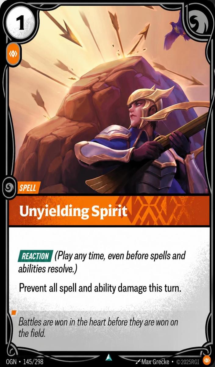 2025 Unyielding Spirit #145