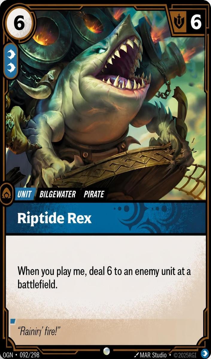 2025 Riptide Rex #92