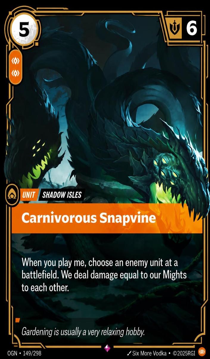 2025 Carnivorous Snapvine #149