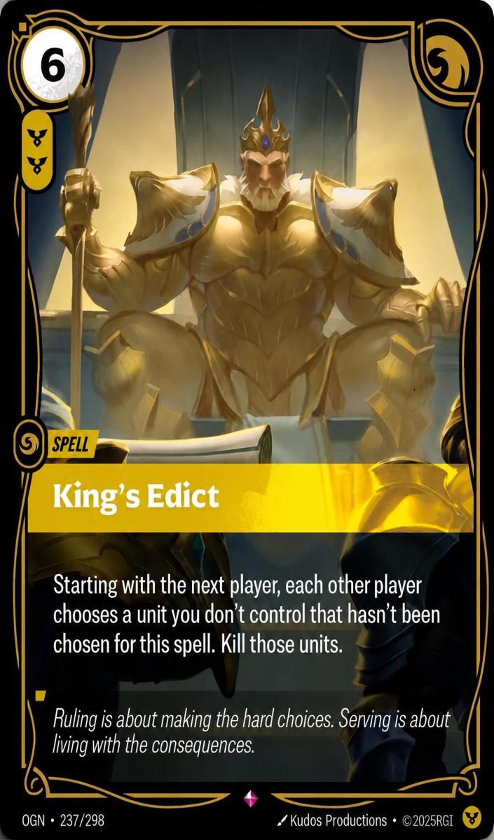 2025 King's Edict #237
