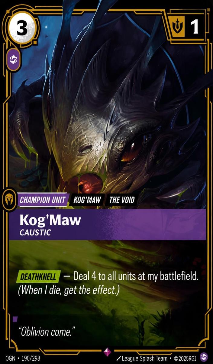 2025 Kog'Maw - Caustic #190