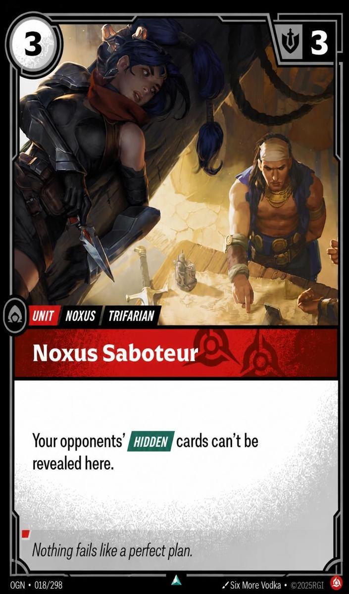 2025 Noxus Saboteur #18