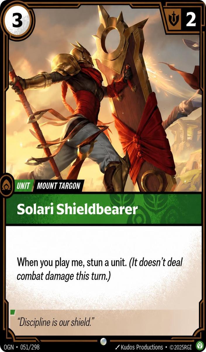 2025 Solari Shieldbearer #51