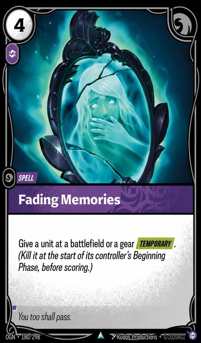 2025 Fading Memories #180