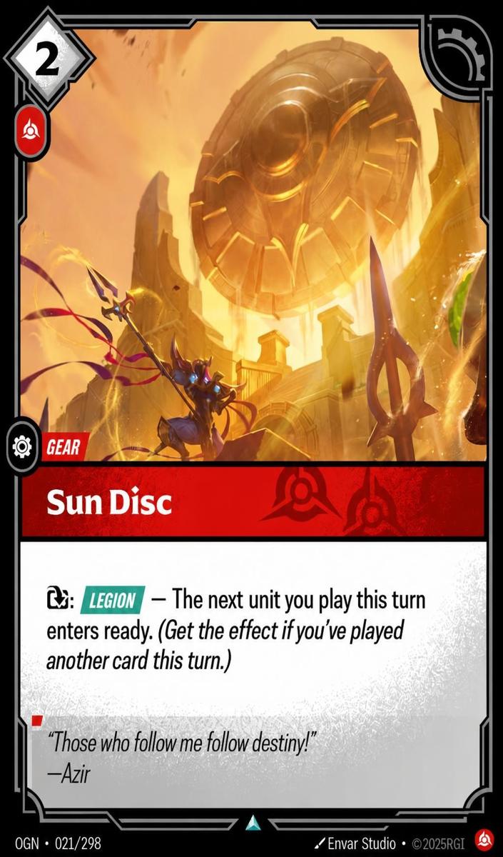 2025 Sun Disc [Foil] #21
