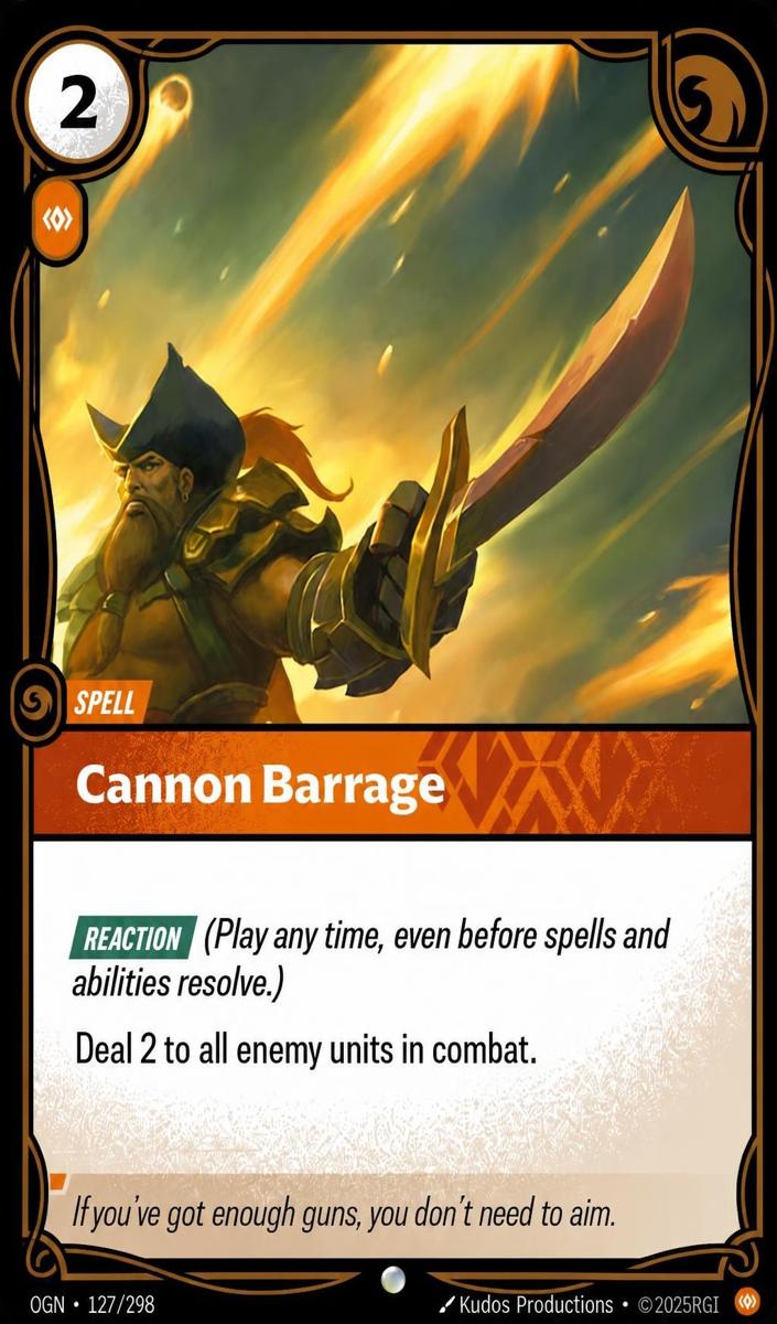 2025 Cannon Barrage #127