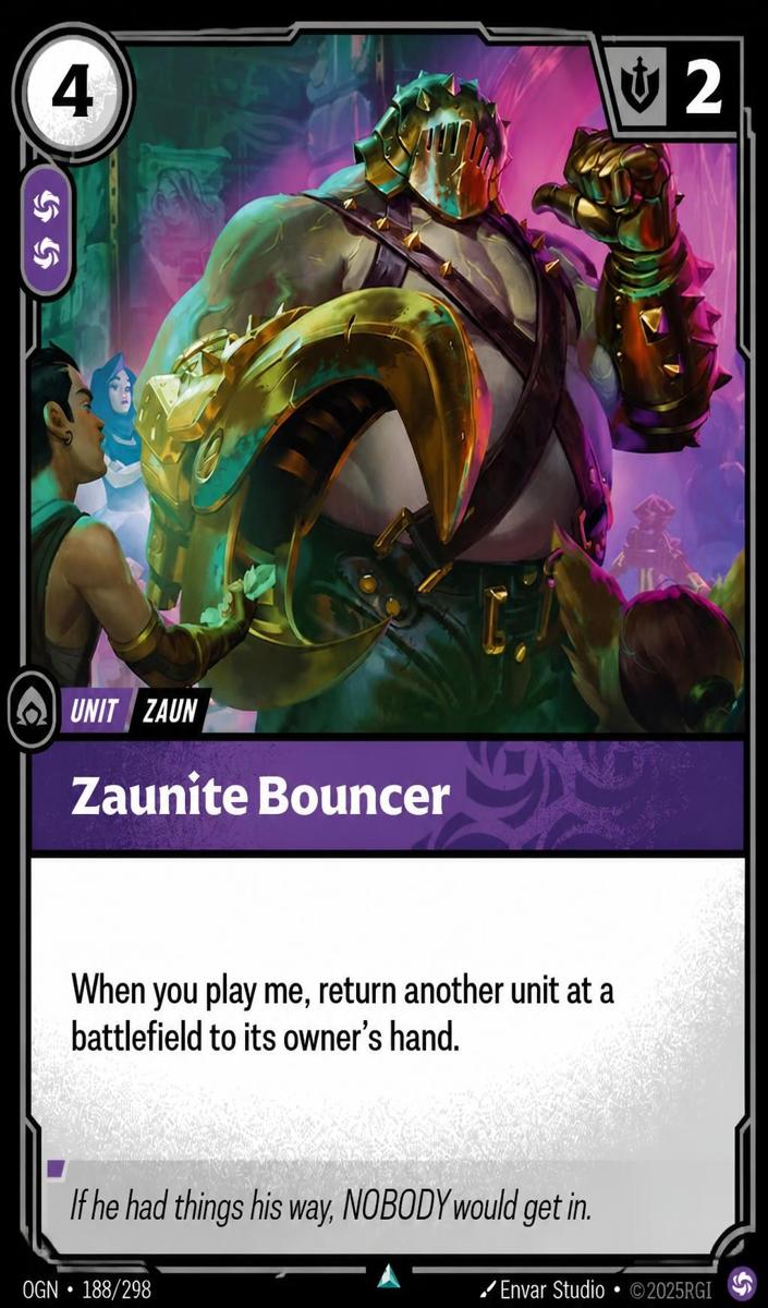 2025 Zaunite Bouncer #188
