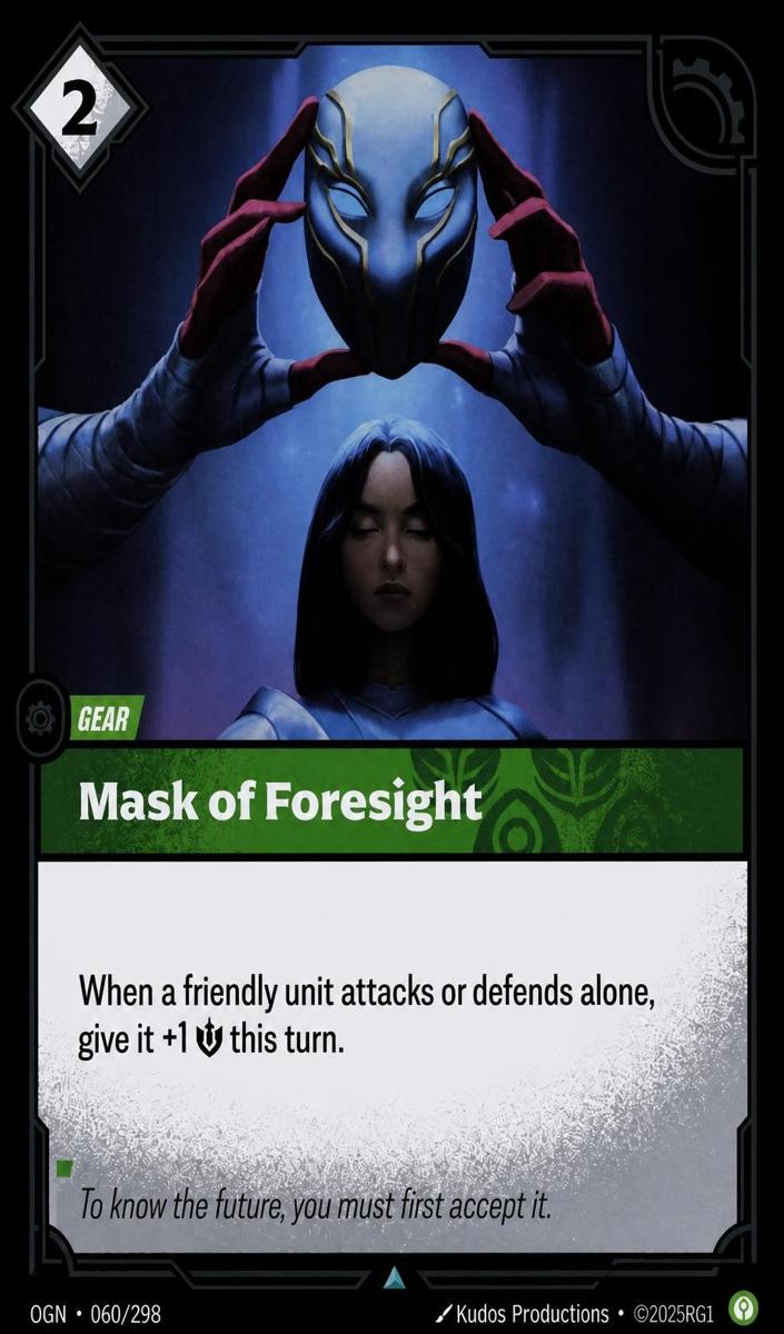 2025 Mask of Foresight [Foil] #60