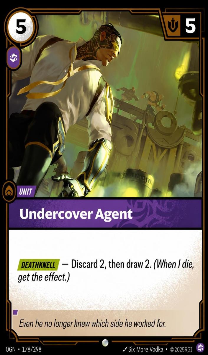 2025 Undercover Agent #178
