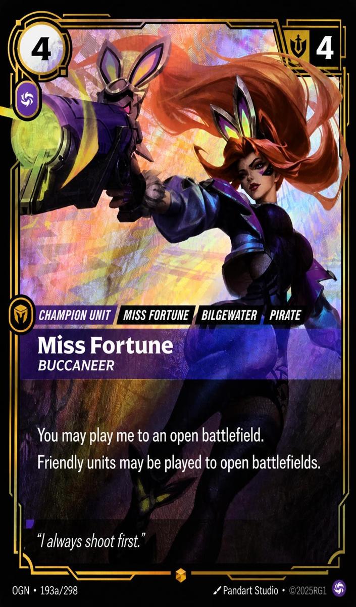 2025 Miss Fortune - Buccaneer [Alternate Art] #193a