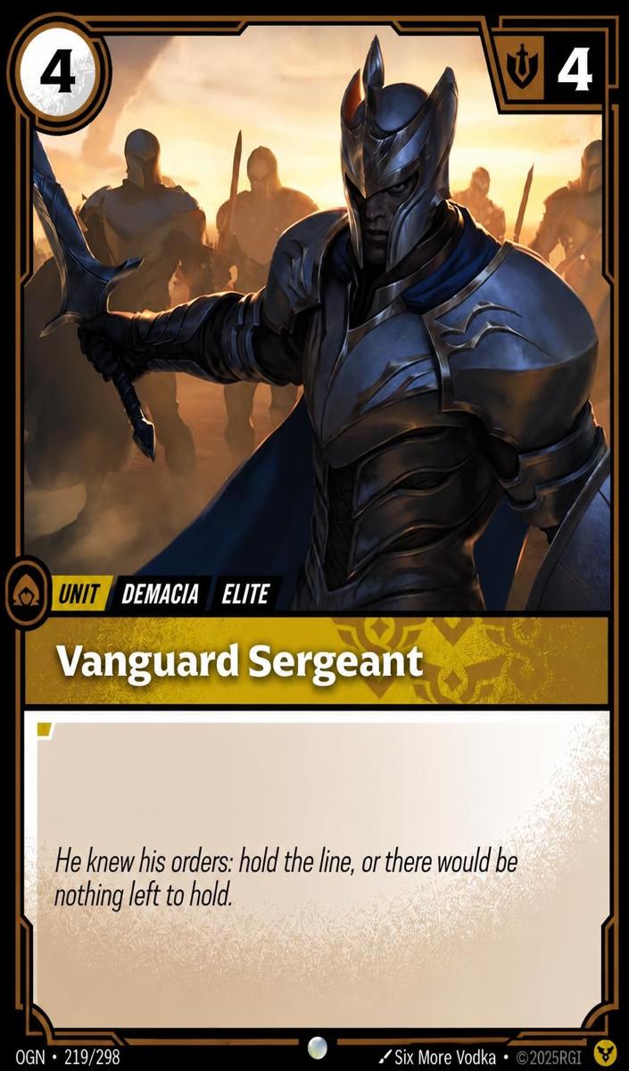 2025 Vanguard Sergeant #219