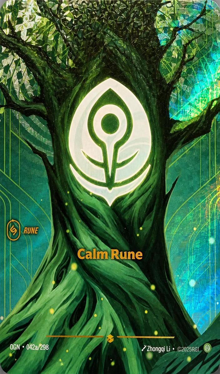 2025 Calm Rune [Alternate Art] #42a