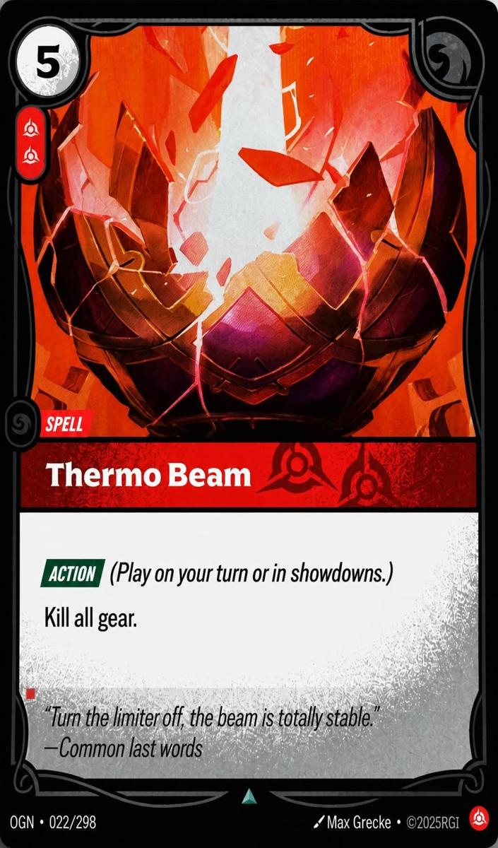 2025 Thermo Beam [Foil] #22