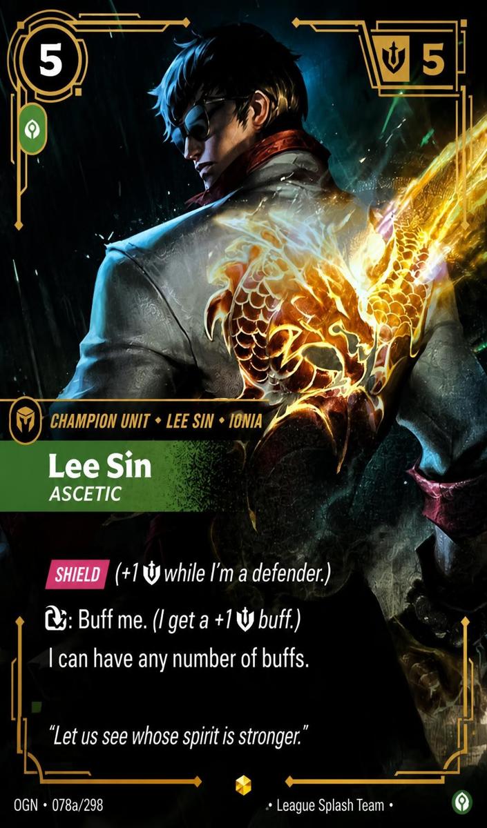 2025 Lee Sin - Ascetic [Alternate Art] #78a