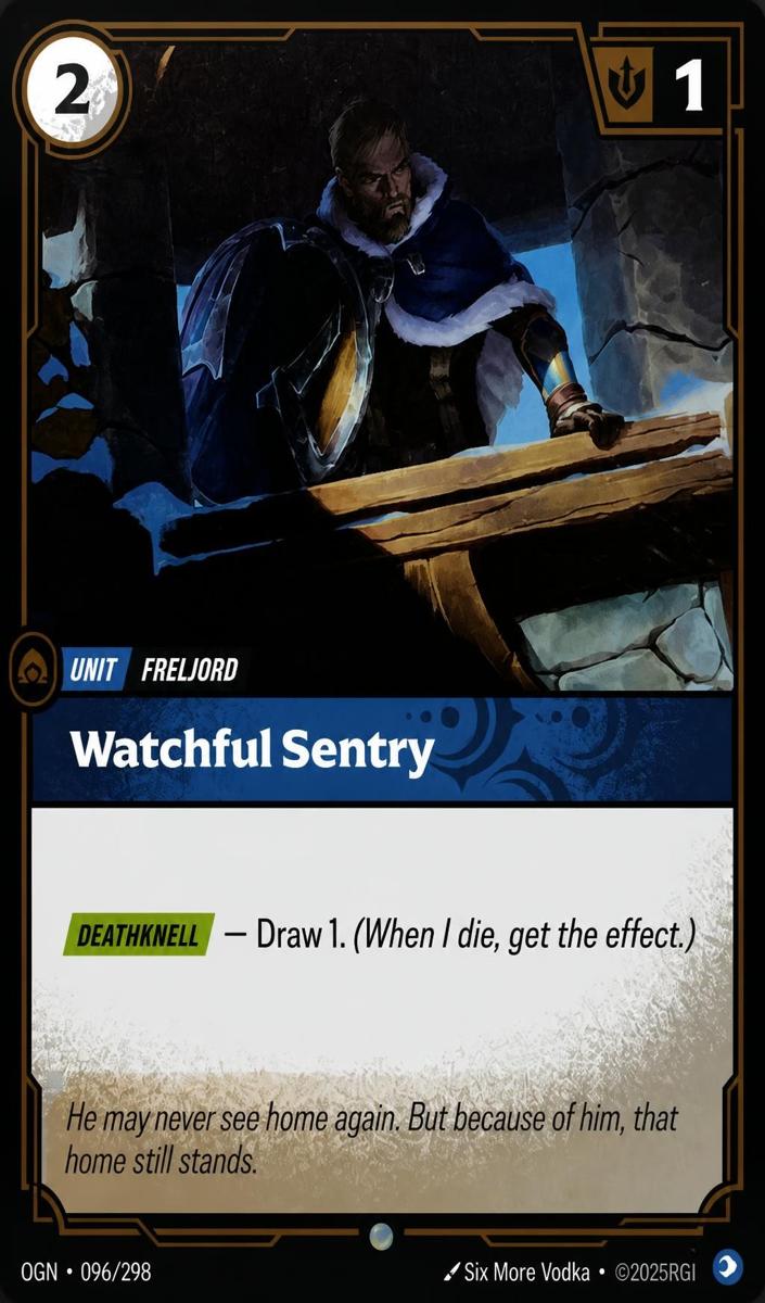 2025 Watchful Sentry [Foil] #96