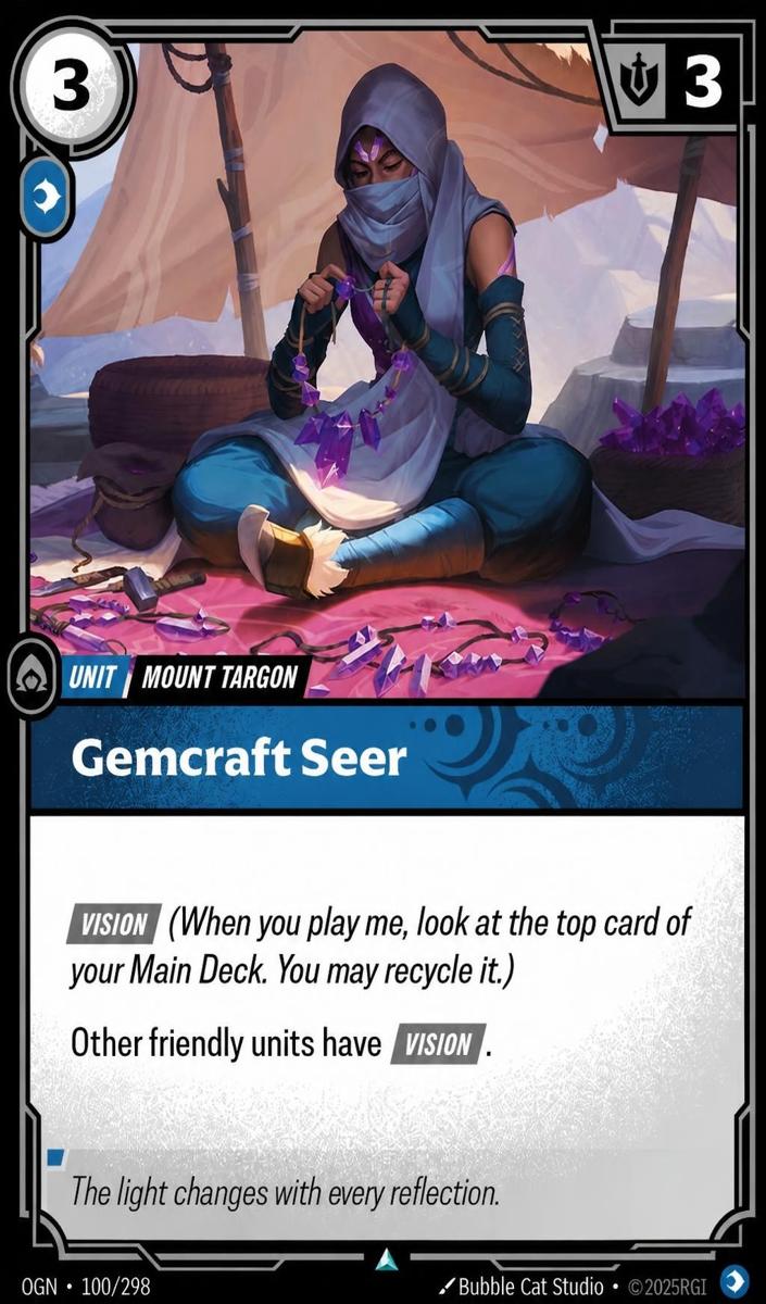 2025 Gemcraft Seer #100