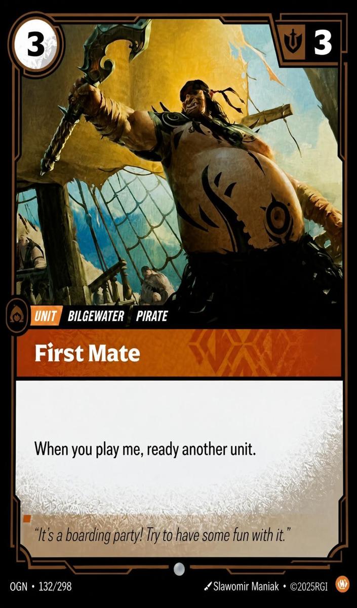 2025 First Mate [Foil] #132