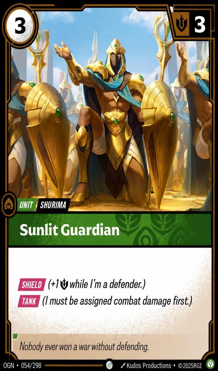 2025 Sunlit Guardian #54