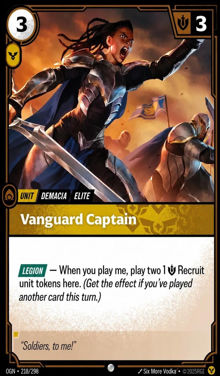 2025 Vanguard Captain [Foil] #218