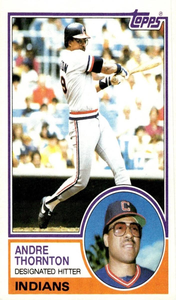 1983 Topps Andre Thornton #640 card