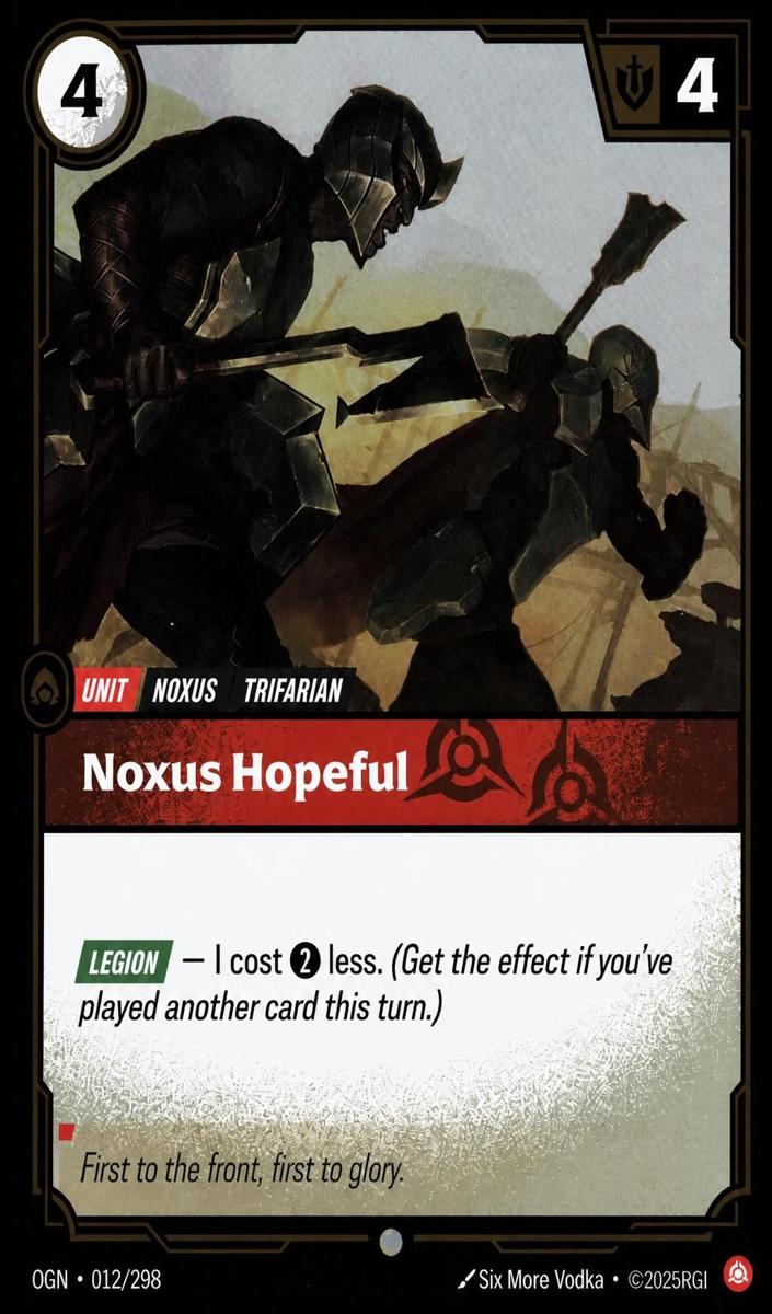 2025 Noxus Hopeful [Foil] #12