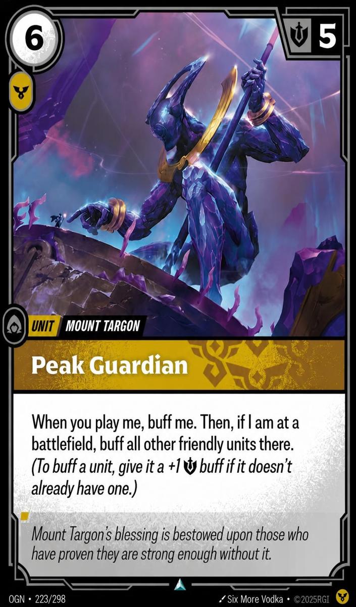 2025 Peak Guardian #223