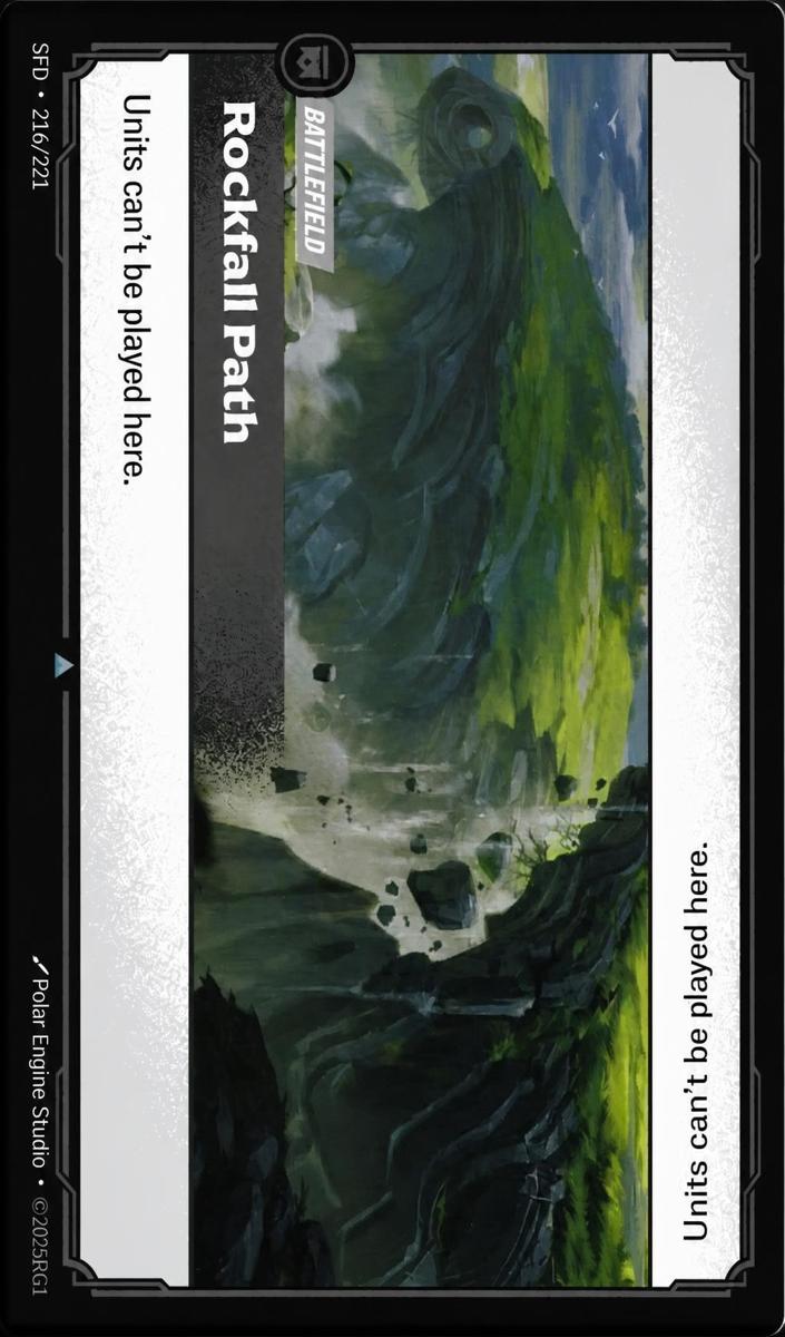 2026 Rockfall Path [Foil] #216