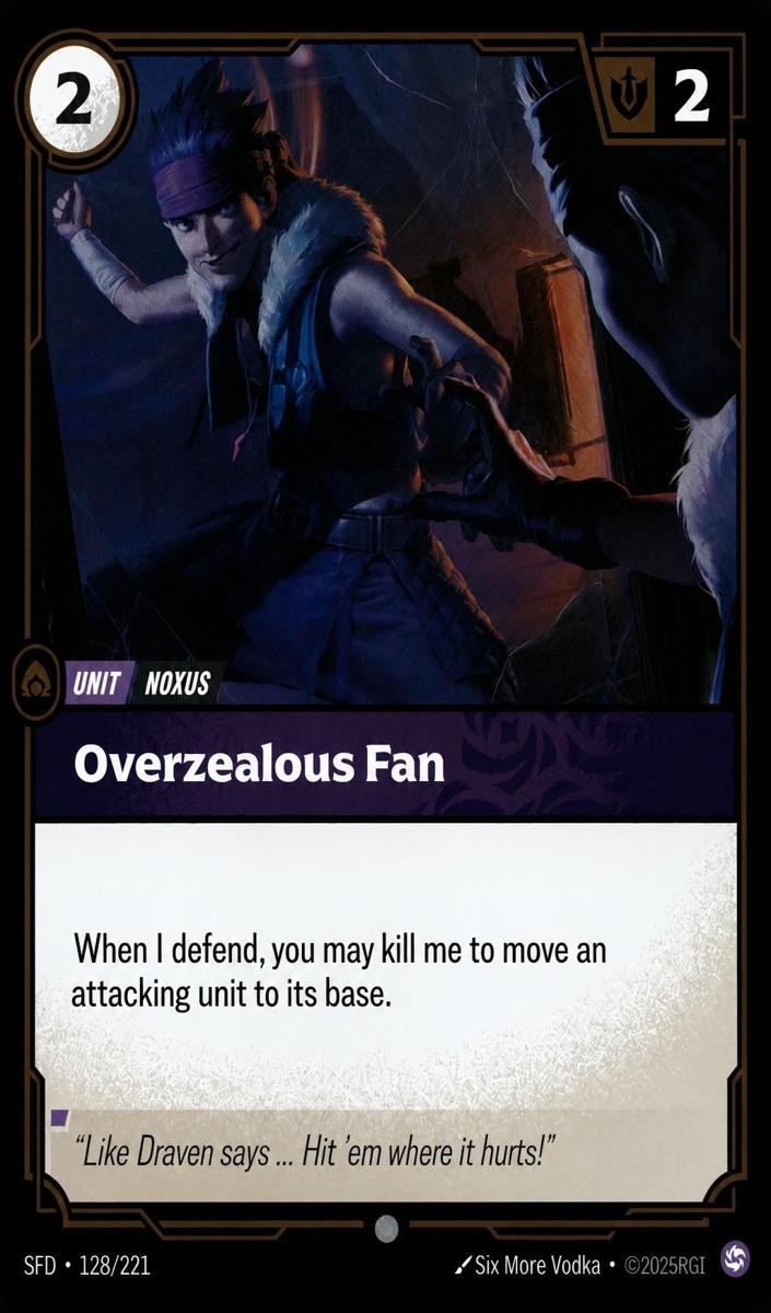 2026 Overzealous Fan [Foil] #128