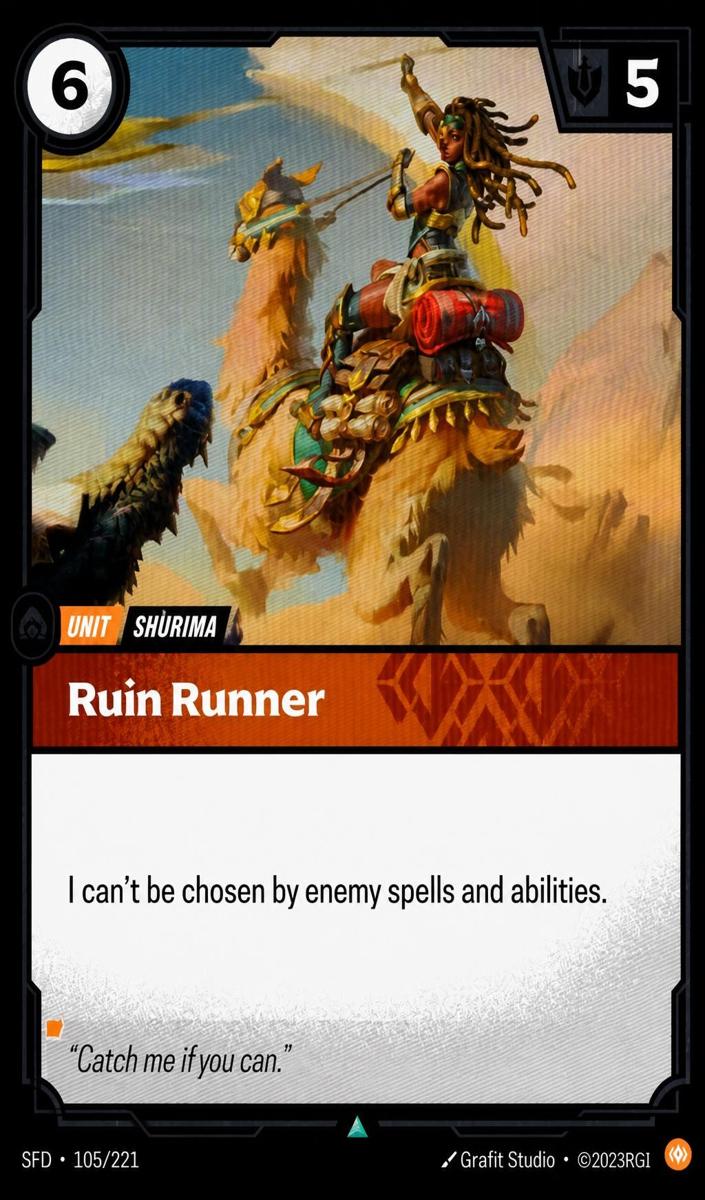 2026 Ruin Runner [Foil] #105