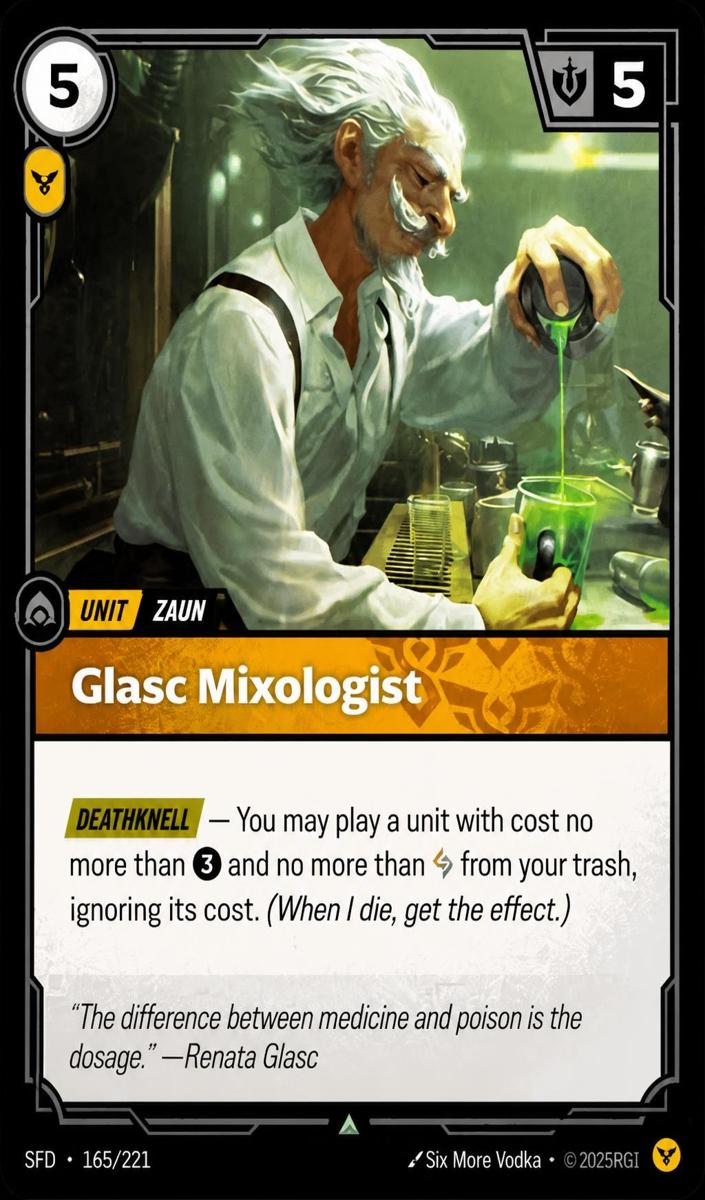 2026 Glasc Mixologist [Foil] #165