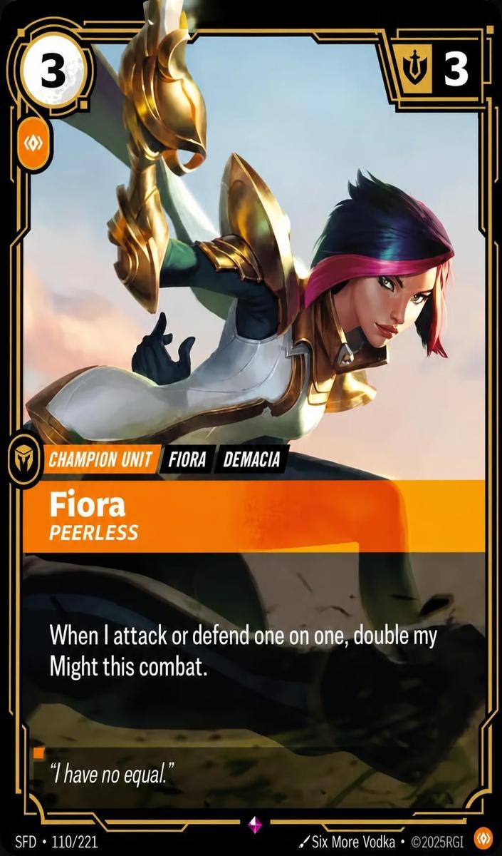 2026 Fiora - Peerless #110