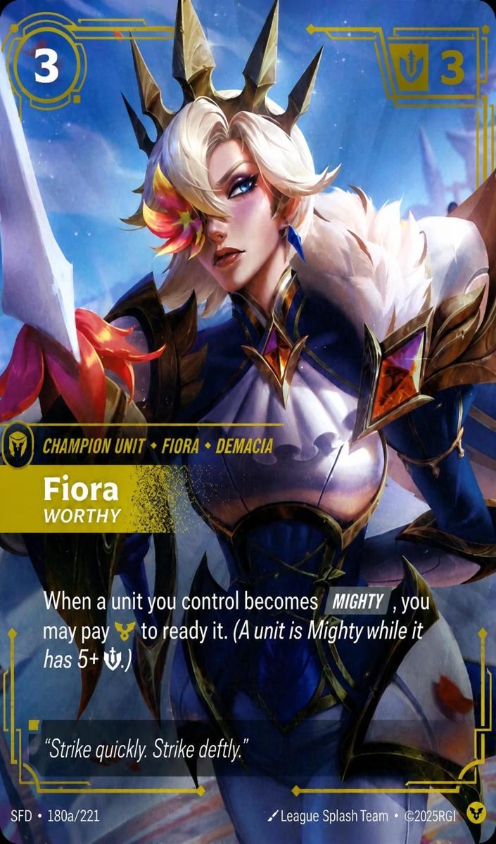 2026 Fiora - Worthy [Alternate Art] #180a