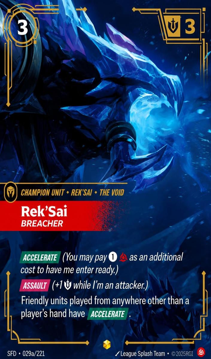2026 Rek'Sai - Breacher [Alternate Art] #29a