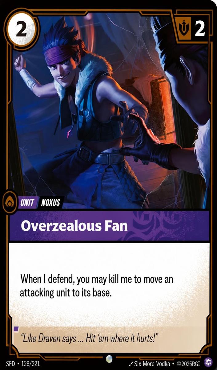 2026 Overzealous Fan #128