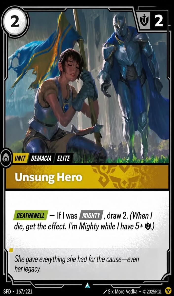 2026 Unsung Hero #167