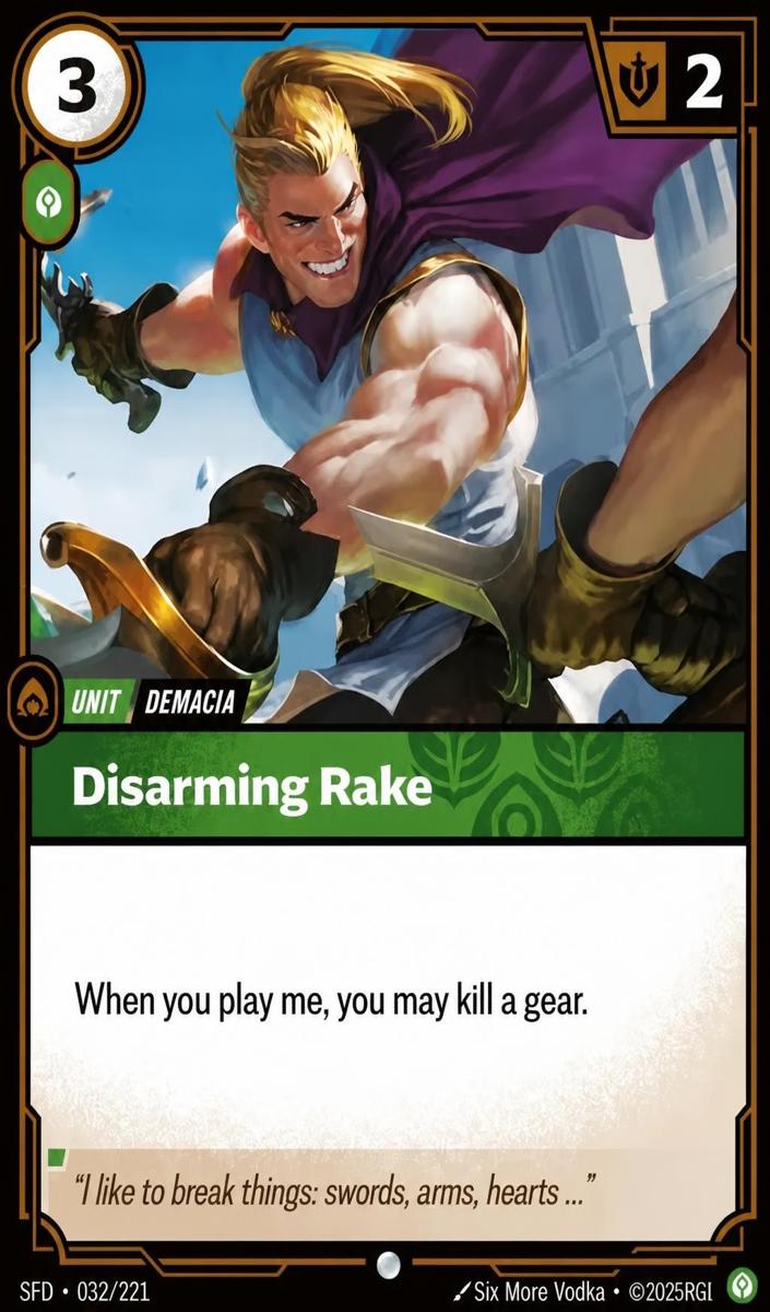 2026 Disarming Rake #32