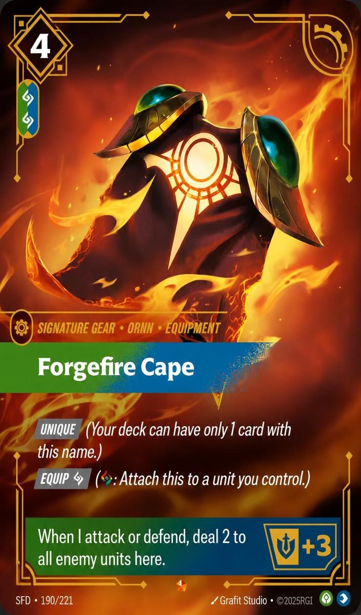 2026 Forgefire Cape #190