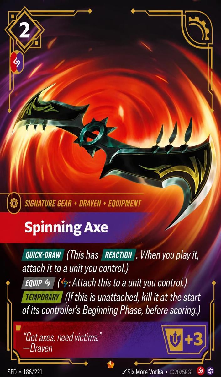2026 Spinning Axe #186
